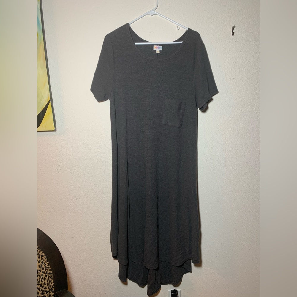 Dark gray LulaRoe Carly size 3x with pockets